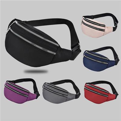 Women Fashion Waist Bag Pack Oxford Hip Bum Bag Men Banana Bag Belt Pocket Bag