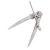 Hilitand Leather, Spring Dividers Carbon Steel Flat Leg Spring Dividers 150mm for Woodworking, Leatherwork, Mathematics, Joint Calipers & Dividers,