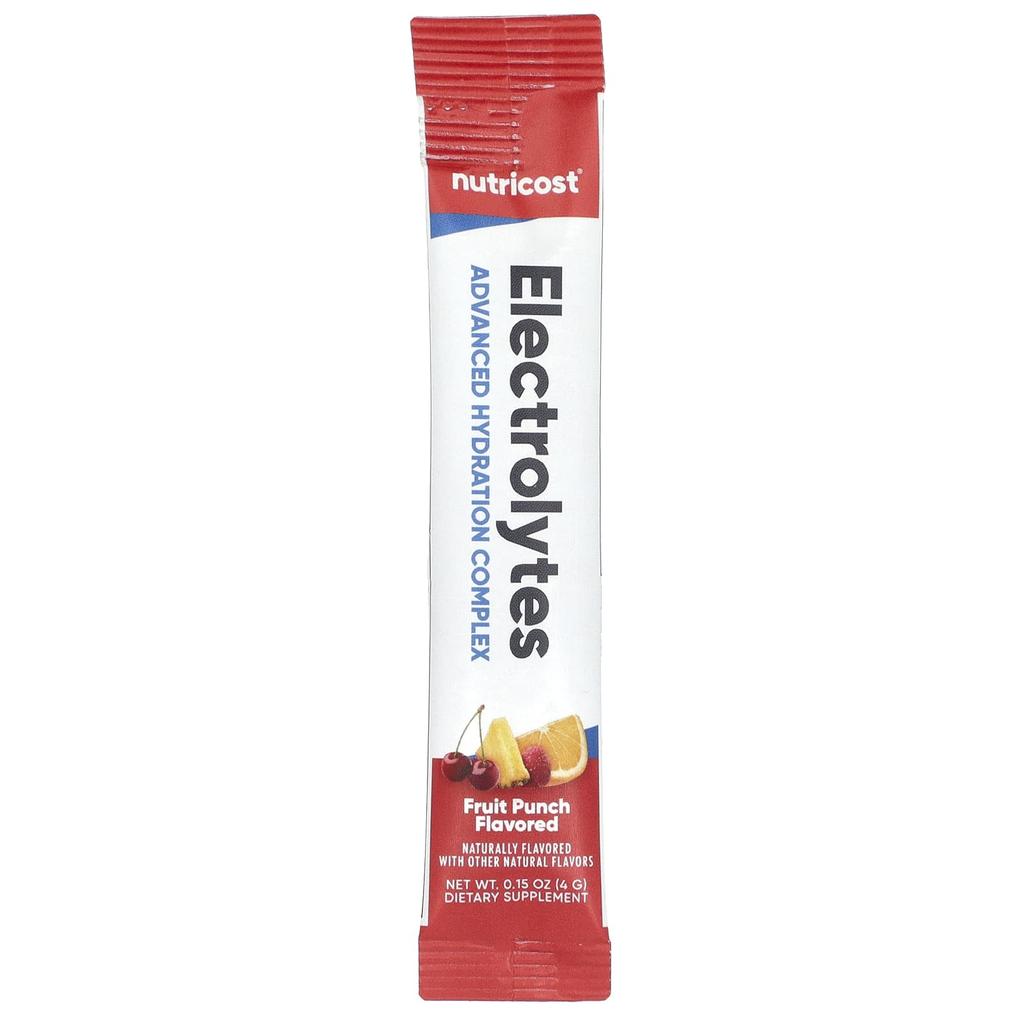 Electrolyte, Advanced Hydration Complex, Fruit Punch, 40 Stick Packs, 4G (0.14Oz) Each
