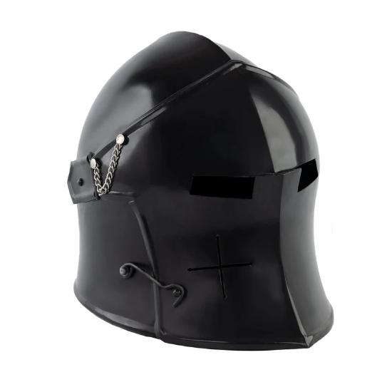 Medieval Barbuta Crusader Helmet - Classic Knight Armor Helmet Replica for Collectors and Cosplay