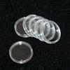 100pcs Coin Box 27mm Capsules Case Clear Collectible Collection Container Display Organizer Storage Accessories