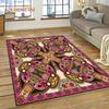 3D Turkey Persian Bohemian Mandala Flower Koberec do ložnice Obývací pokoj Domácí Dekorace na pohovku,Děti Large Decor Floor Mat