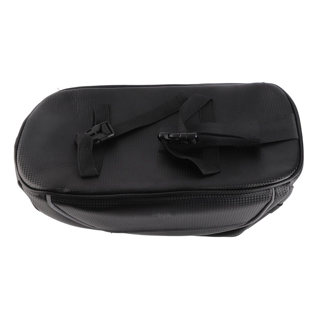 Bike Luggage Bag Water Proof PU Leather Thermal Insulation Multifunctional Large Capacity Bike Rear Rack Bag
