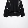 Spring 2025 European & American Women's Patchwork Embroidery Fashion Loose Top