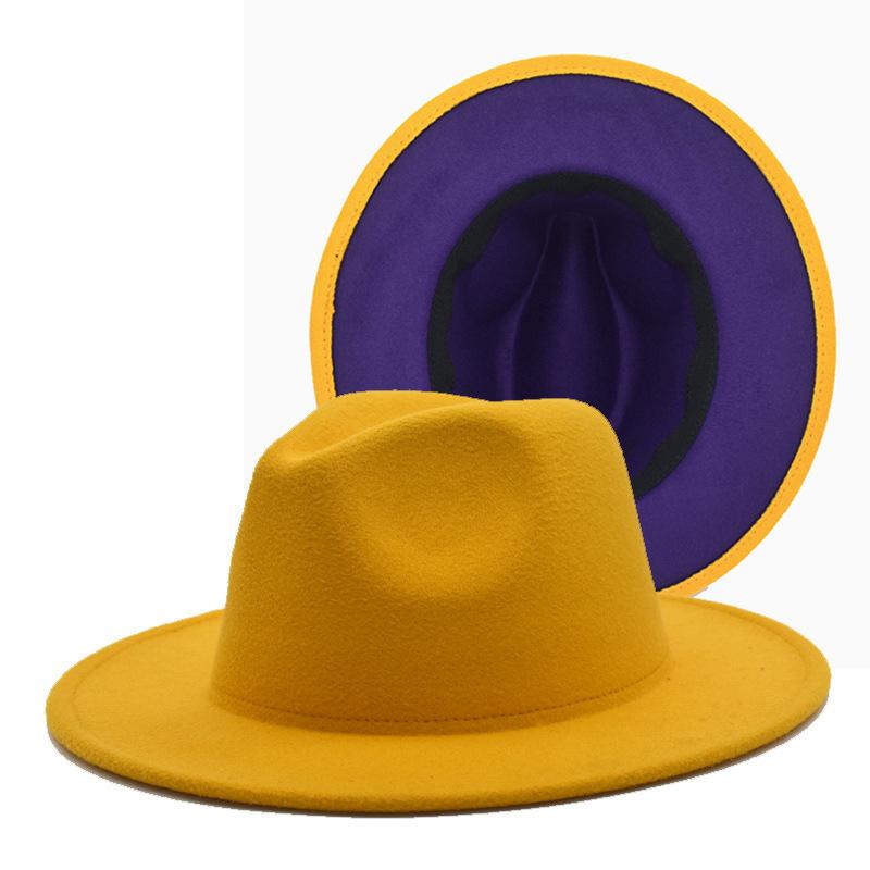 Buy 40 Color Wide Brim Felt Hats Floppy 