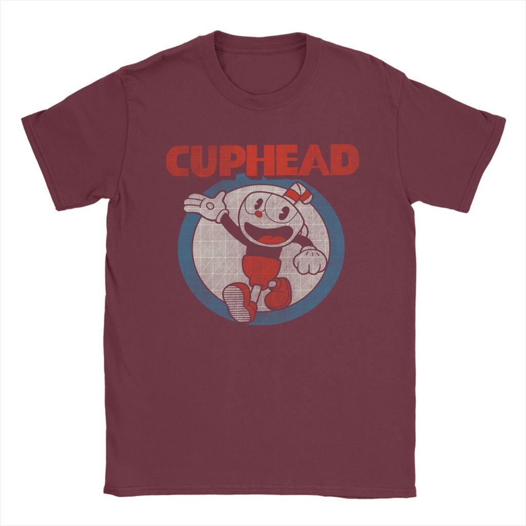 Cuphead Firsties Men T Shirts  Novelty Tees Short Sleeve Round Collar TShirts Cotton New Arrival Tops