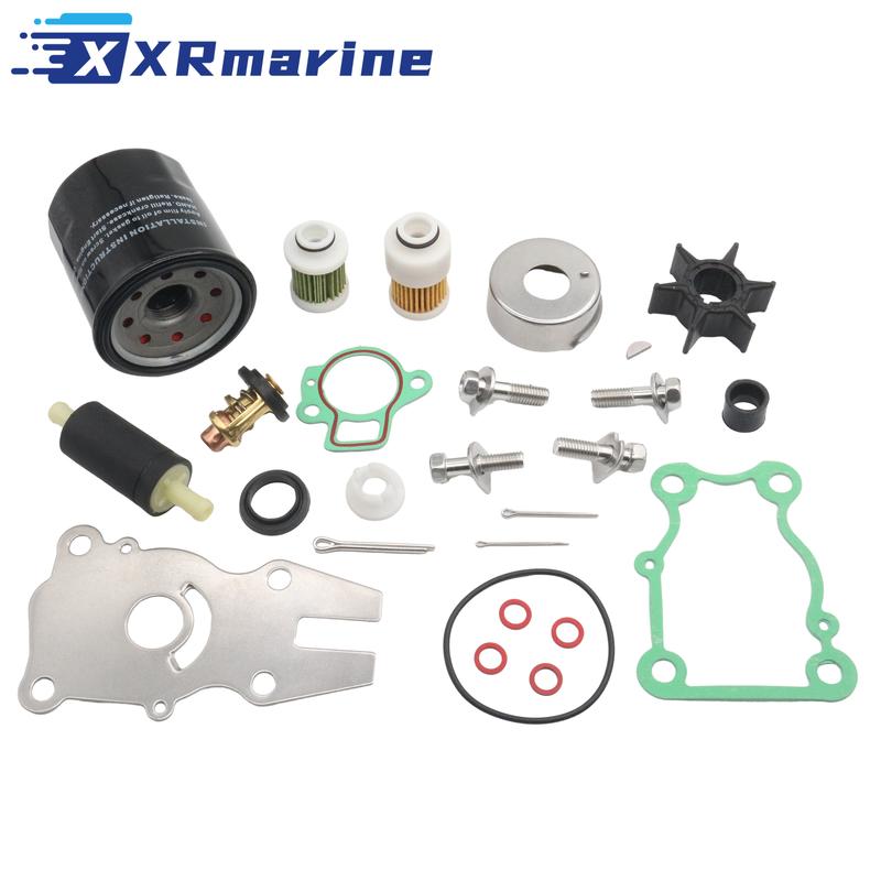 

Outboard Service Kit For Yamaha 4-Stroke F 50H 60A/C/F 50 60 HP Outboard Motors 63D-W0078-01 18-3434 With Oil Filter Fuel Filter