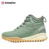 BAASPLOA Women's Winter Waterproof  Warm Plush New Women's Cotton Shoes Winter High Top Cotton Shoes Snow Boots Outdoor Hiking Boots