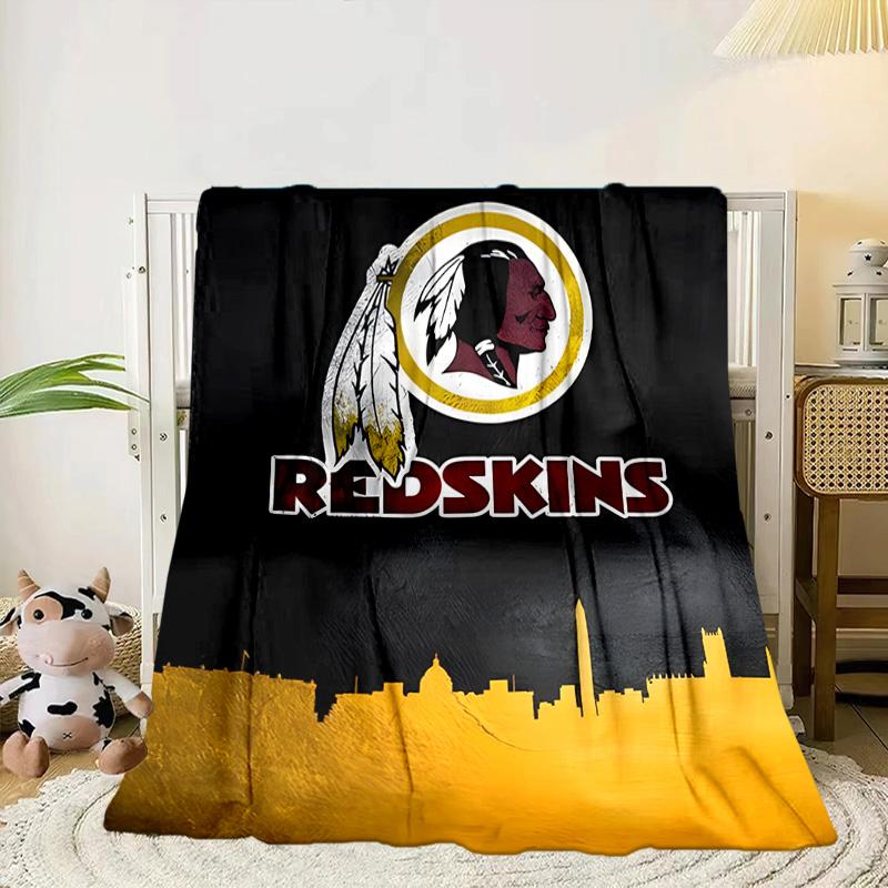 Washington Redskins Portable Blanket/Soft Blanket Bedding Blanket Suitable for Travel Camping Living Rooms Offices Sofas Fan Gifts