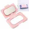 Baby Wipe Warmer Constant Temperature Evenly Heating Portable USB Wet Wipe Heater Pink