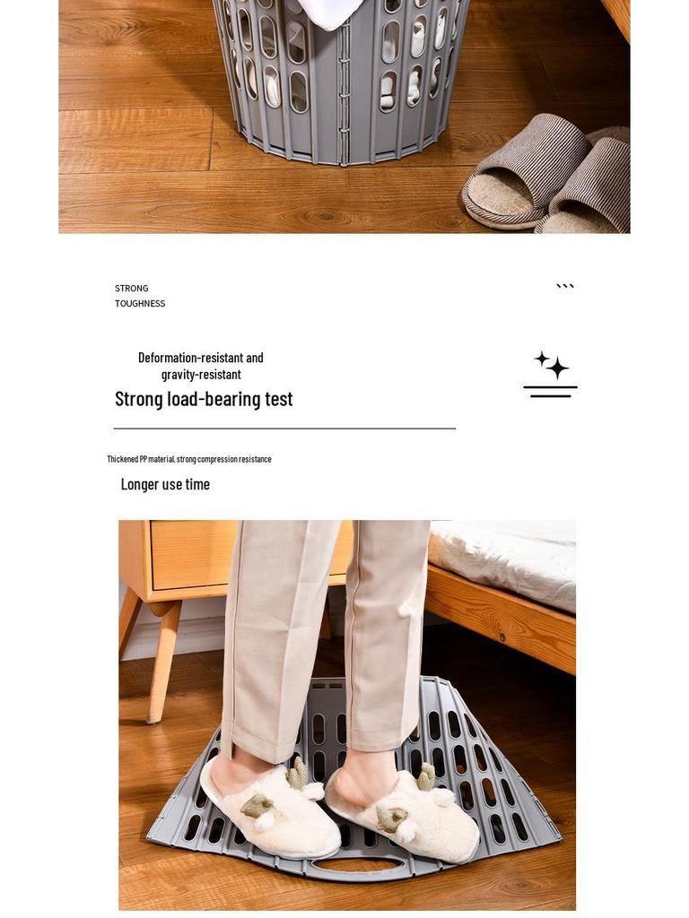 Cross-Border Hot-Selling Dirty Clothes Basket for Cloakroom, Bedroom, or Living Room