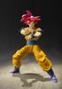 Bandai Figurka DBZ Son Goku Super Saiyan God Czerwone Włosy SH Figuarts 14cm 4549660175643 - - -