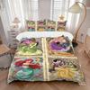 3pcs The Little Mermaid Ariel & Friends Bedding Set - Includes Quilt Cover and Pillowcases, Suitable for All Seasons, Machine Washable - Ideal Gi