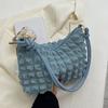 Yogodlns Femmes Tempérament Minimaliste Sac À Bandoulière Doux Plissé Sous Les Bras Sac Femmes Printemps Et Été Nouveau Sac À Bandoulière Petit Sac Carré