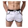 Men Color Block Summer Sports Gym Drawstring Shorts Beach Pants Swimming Trunks