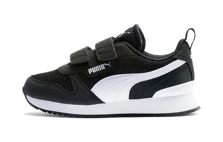 Puma R78 Little Kid Black White 373617-01 28