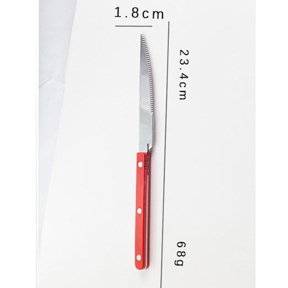 304 Edelstahl Western Restaurant Geschirrset Haushalt Klemgriff Messer Gabel Löffelgriff Marmor Buttermesser Dessertlöffel