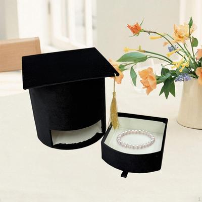 Caja de Regalo para Gorro de Graduación Contenedor Vacío Multifuncional con Cajón para Ceremonia de Graduación Manualidad DIY