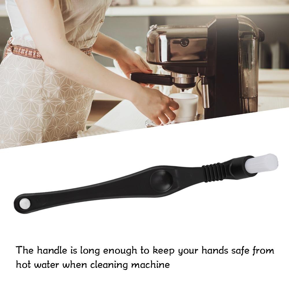 Long Handle Coffee Maker Cleaner Tool Nylon Bristle Espresso Machine Brush  Espresso Cleaning