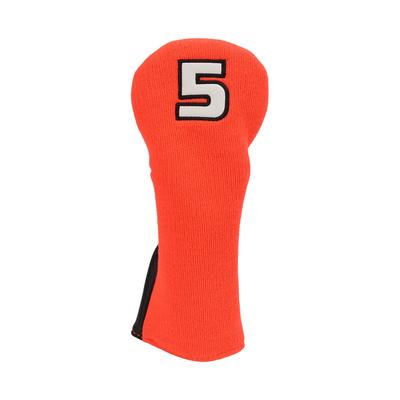 Durable Golf Knitting Club Headcovers Waterproof Outdoor PU Golf Head Protector Cover