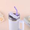 Reusable Silicone Straws Cleaning Brush Large Diameter Straw Press Replacement Straws Long Straw Press In Straw