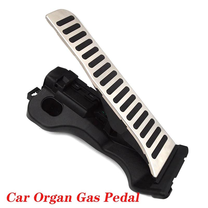 1 Piece Car Upgrade Classic Organ Accelerator Pedal Black & Silver ABS+Metal For MQB VW Golf 7 Passat B8 Octavia MK3 A3 S3 RS3-A