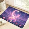 Pokemon Pikachu Steampunk Gear Moon Print Non-Slip Floor Mat Doormat
