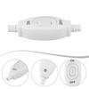 204 IP65 Waterproof Dustproof In-line Switch Silver Contact Double Cut Switch High Working Power ON-OFF Push Button 3A 250V