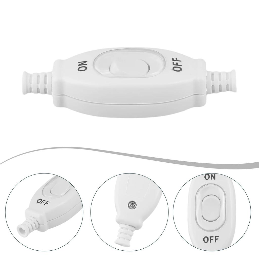 204 IP65 Waterproof Dustproof In-line Switch Silver Contact Double Cut Switch High Working Power ON-OFF Push Button 3A 250V