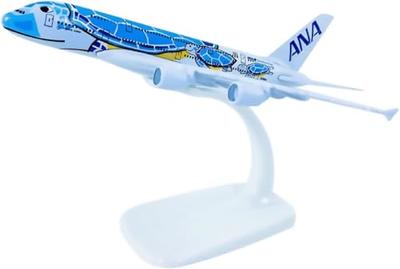 Airbus Fliegende Meeresschildkröte Passagierflugzeug Airbus A380-841 ANA Lani Honu Legierungsmodellflugzeug M09 Maßstab 1/500 Spielzeugflugzeug