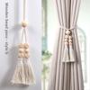 Nordic minimalist curtain tiebacks, boho-chic homestay style. Securely hold sheer curtains, tidy & stylish, adds fresh vibes