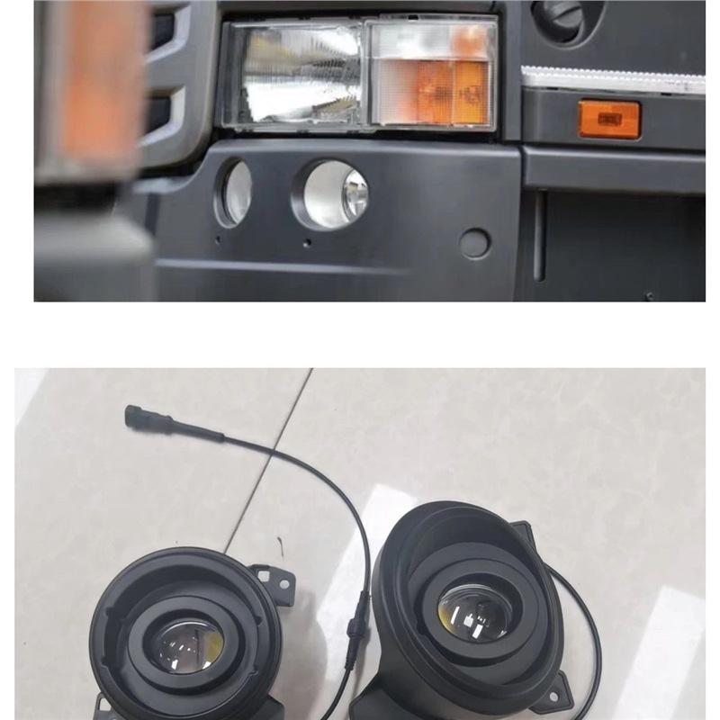 LED Fog Lights for Scania G Series G400, Fits Concrete Pump and Logistics Trucks, Part 1931613/1931614