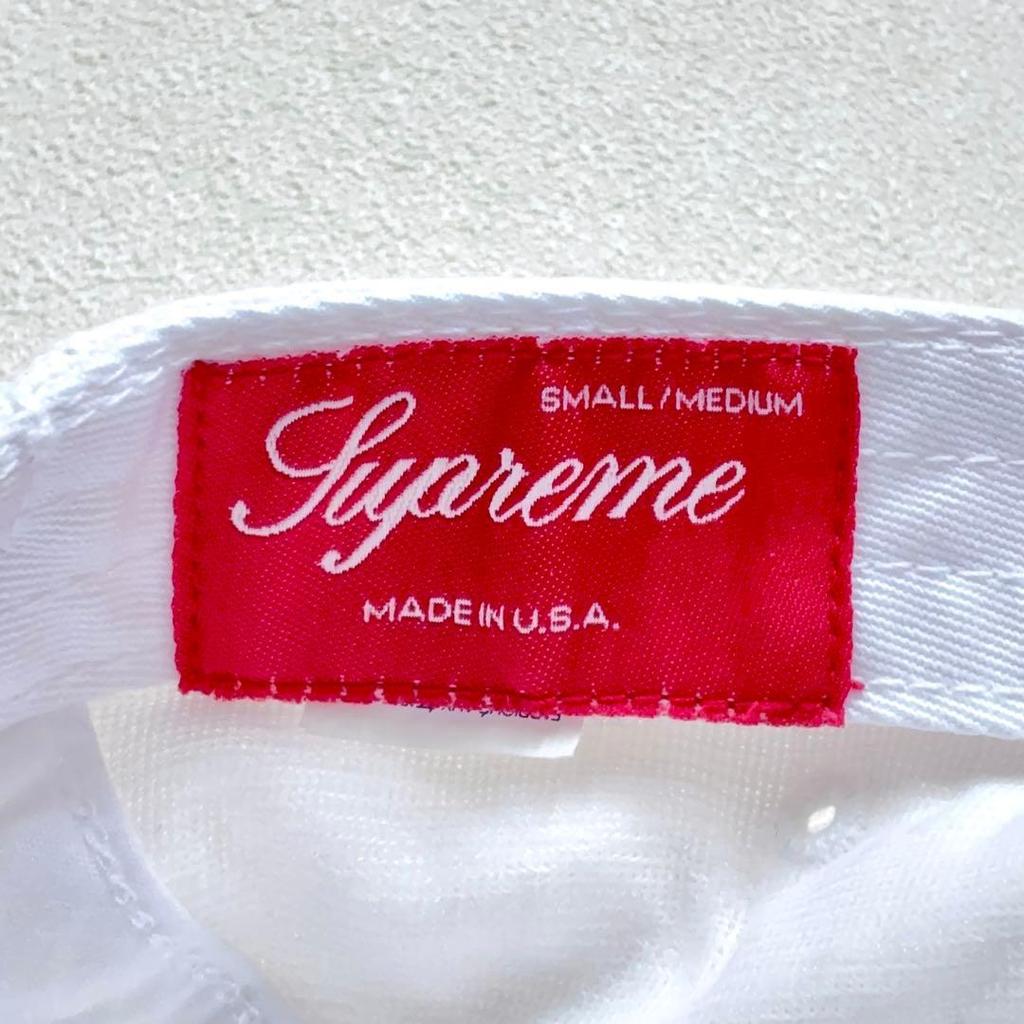 Used Supreme Linen Fitted Camp Cap 22SS