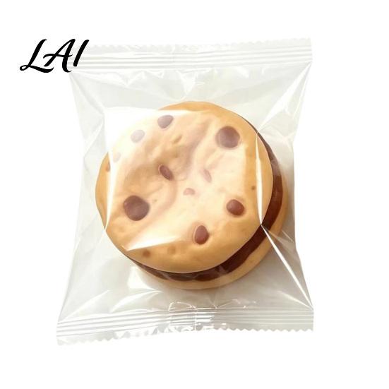 Particle Bead Squeeze Toy, Crunchy Cookie Filled Fidget Realistic Stress Reducing Desk Gadget Replica