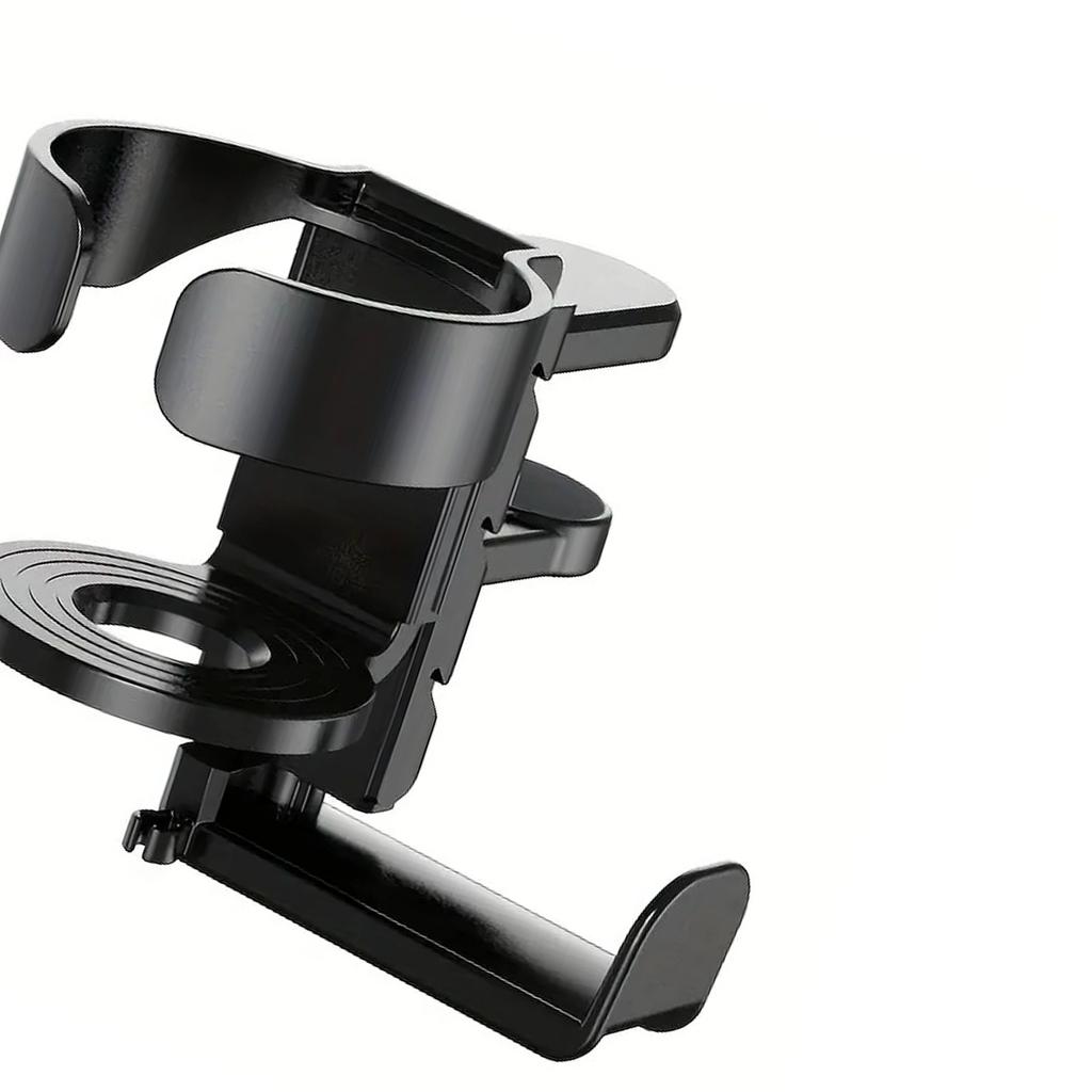 Compactly 2 In 1 Desk Cup Holder Clip Headphone Organizers For Drink Containers And Headphones NonSlip Base Universal Fit