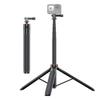 Selfie Stick Tripod for Action Camera 54 Inch Extendable 2-In-1 Aluminum Alloy Stand for Shooting
