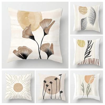Nordic Fall Home Decor Throw Pillowcase Sofa Cushion Cover Modern 45X45Cm 45*45 50X50 60X60Cm 40X40Cm Boho Living Room Abstract