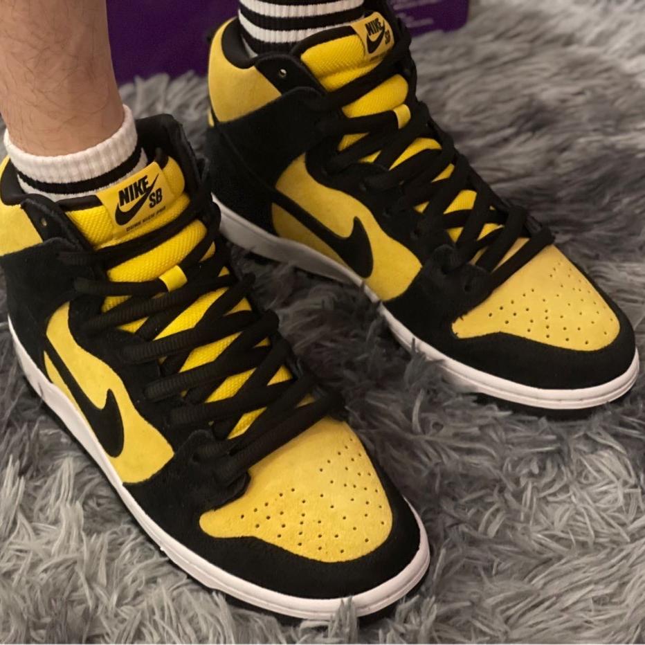 Nike SB Dunk High Black/Varsity Maize DB1640-001