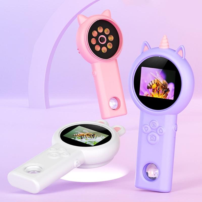 Handheld Pocket Digital Microscope for Youngly Explorers with Recording Functions High Definition Imaging Learning Tool