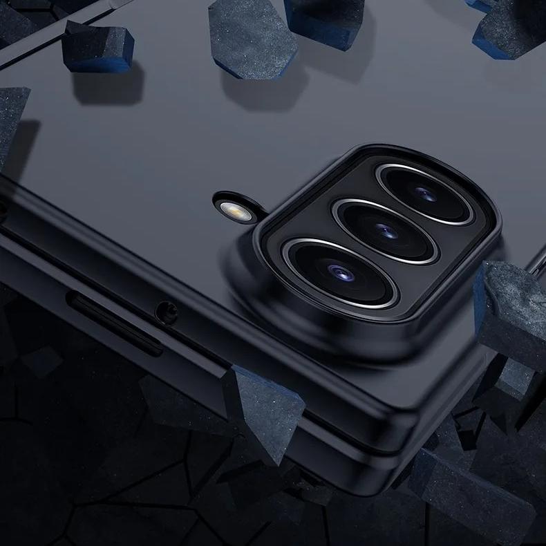 Skin Feel Slim Case for Samsung Z Fold 7 Flod 6 5 4 3 5G Zflod 5 flod4 Candy Plastic Fold Shockproof Hinge Protection Hard Cover