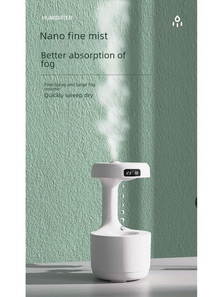 Smart Life Anti-Gravity Water Drop Humidifier - Creative Visual Decor