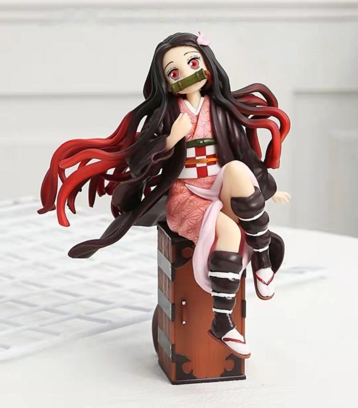 15см Камадо Незуко Вбивця Демонів Kimetsu No Yaiba Фігурка Аніме Настільний Гольф Модель Іграшка Подарунок Колекція Прикраси Твір Мистецтва ПВХ