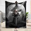 Gothic Style Blanket Ultra-Soft Perfect for Sofa Seaside Office Chair for All Occasions Digital Print Ideal Gift For Birthday Valentine'S Day