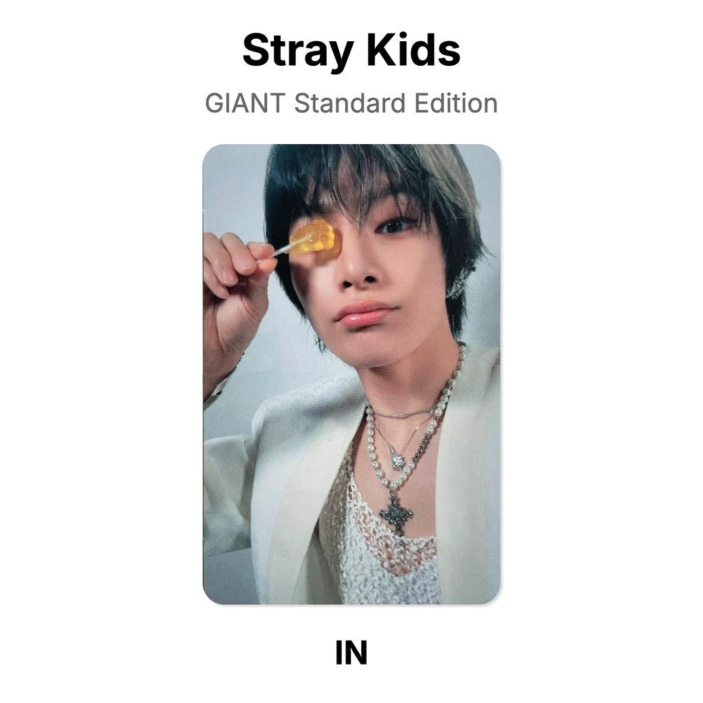 Stray Kids GIANT Standard Edition Official Photocard