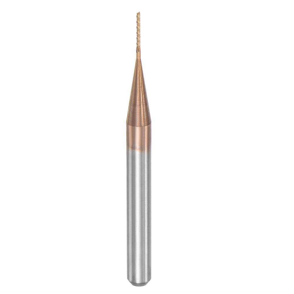 Pentru PCB și prelucrarea lemnului acoperit cu titan 0 5 mm x 4 mm Freză cu capăt stânga