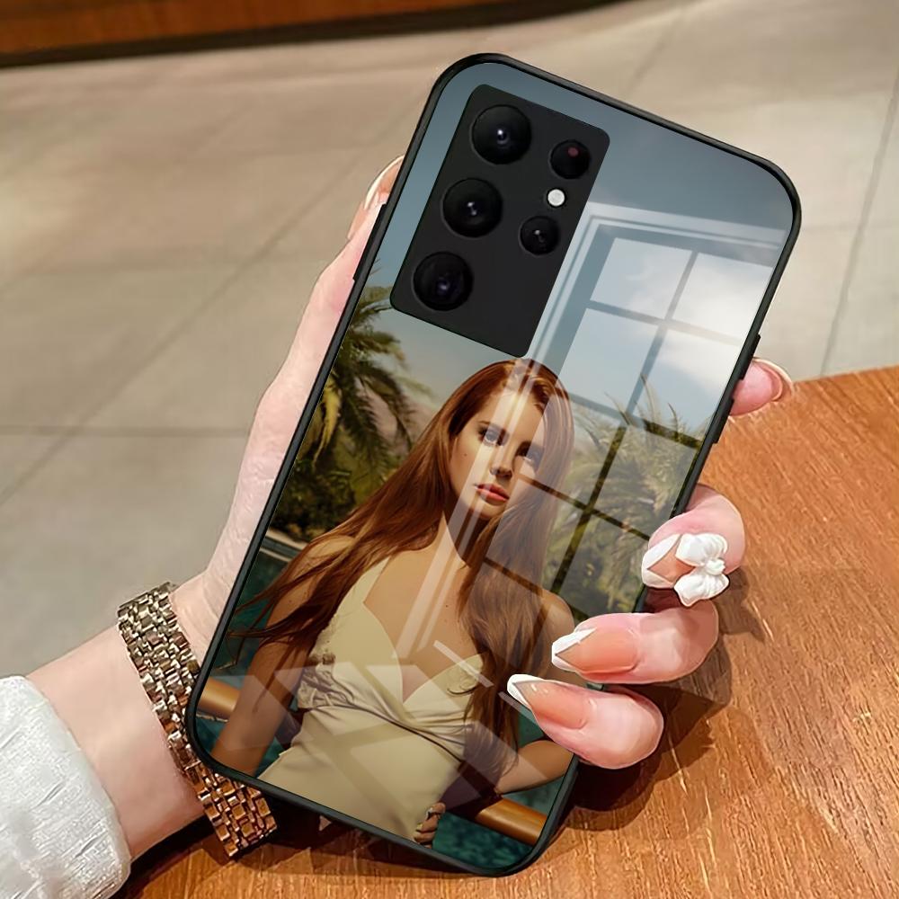 Lana Del Rey LDR Singer Phone Case For Samsung S26 S25 Edge Ultra 23 22 21 20 Ultra Plus S24 Fe Glass Cover