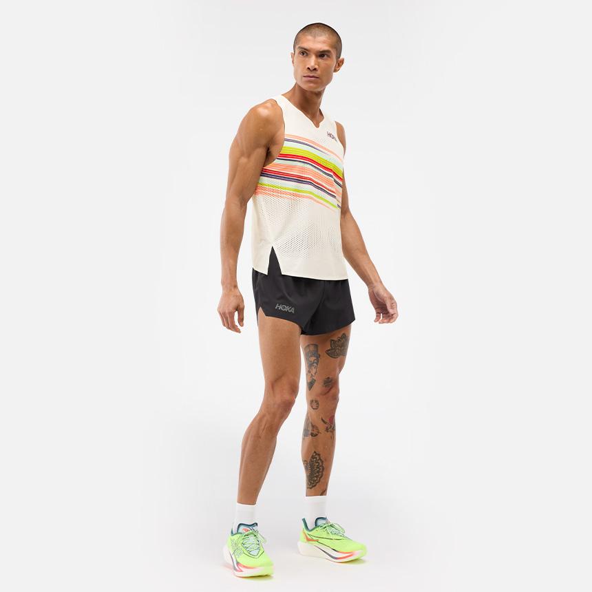 HOKA Hoka Men's Race Day Split Shorts 1180455-BLK