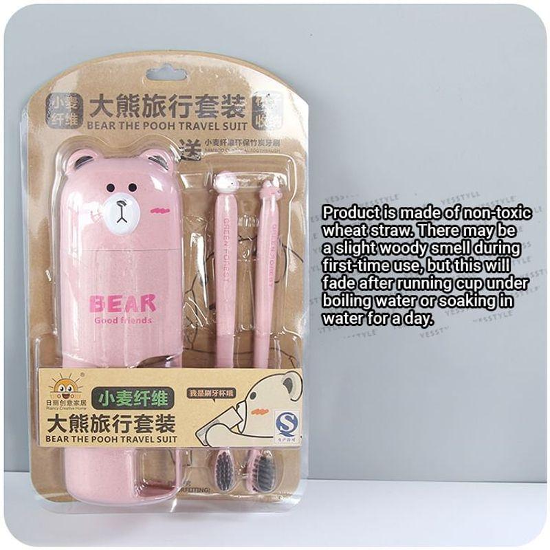 Chimi Chimi - Animal Travel Toothbrush Set