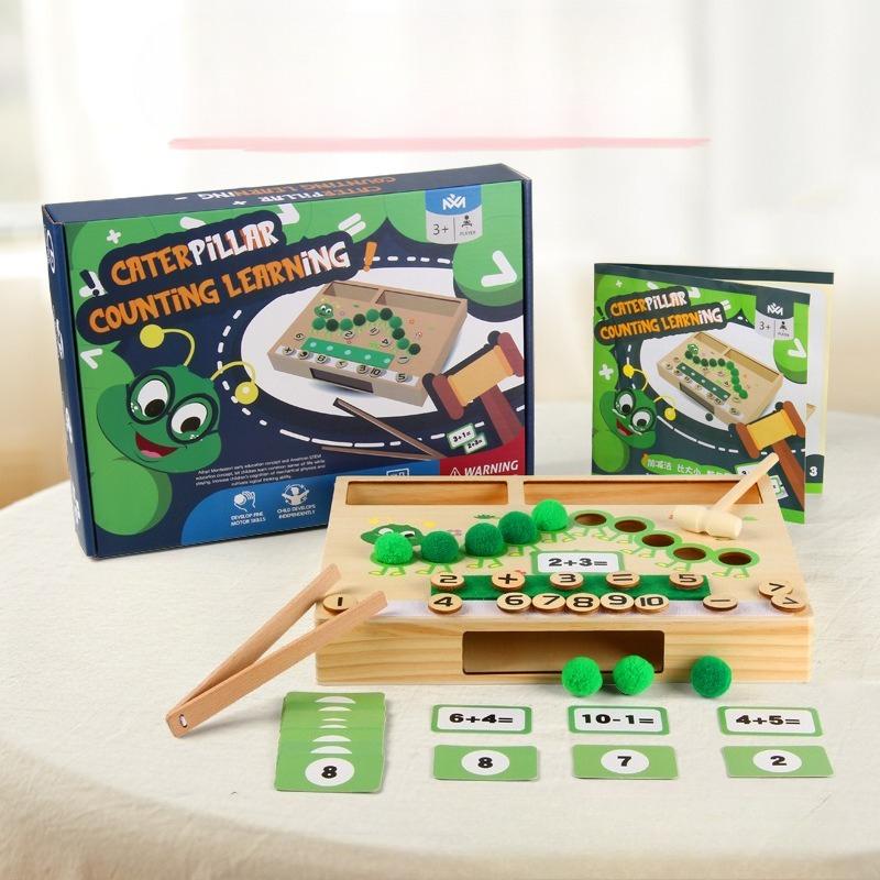

Wooden number game Children s arithmetic enlightenment teaching aids Children s oral arithmetic training Children s connection educational toys
