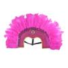 Häuptlingsschmuck Indianer Kopfschmuck Feder Kopfschmuck Haarband Künstlerische Kostümhut für Karneval Party Festivals